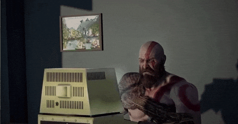 Giphy - God Of War Reaction GIF by MOODMAN