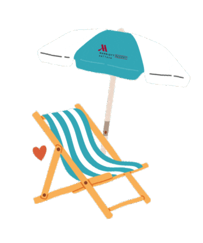 Beach Hotel Sticker by Bankok Marriott Marquis