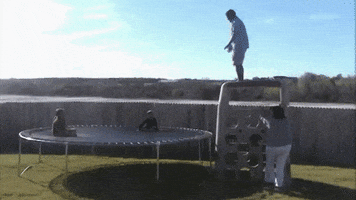 trampoline falling GIF by America's Funniest Home Videos