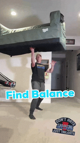Balance GIF by Tailgating Challenge