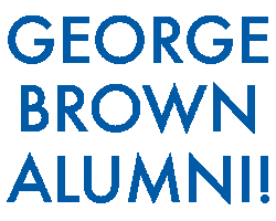 Gbcalum Sticker by George Brown College