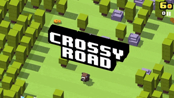 crossy road voxel GIF by HipsterWhale