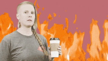 This Is Fine Gif By Sticker