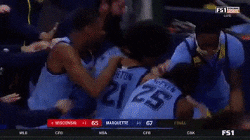 Happy Wisconsin Badgers GIF by BIG EAST Conference