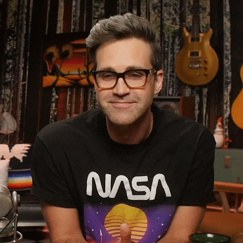 shocked giggle GIF by Rhett and Link