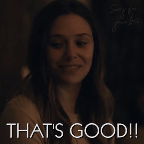 Season 1 Smile GIF by Sorry For Your Loss - Find & Share on GIPHY