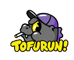 Cartoon Smoke Sticker by Tofu Run