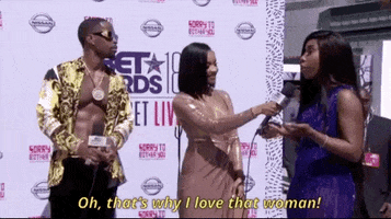 red carpet oh thats why i love that woman GIF by BET Awards