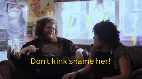 black comedy GIF by ABC Indigenous "Don't kink shame her!"