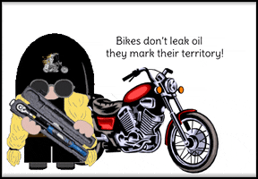 Motorcycle Gnome GIF