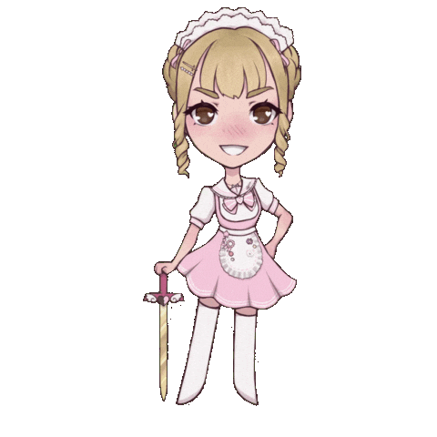 Hana Sticker by Meian Maid Cafe