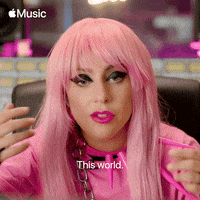 Sarcastic Lady Gaga GIF by Apple Music