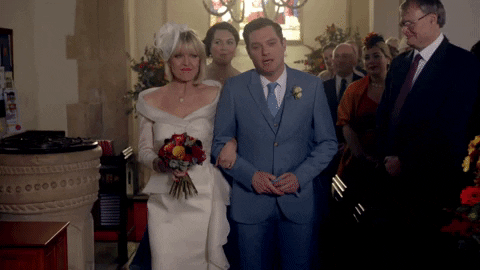 Resultado de imagen para gif wedding oh my god