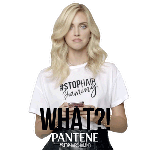 Chiara Ferragni No Sticker by Capelli Pantene for iOS & Android | GIPHY
