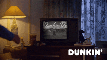 hungry television GIF by Dunkin Coffee