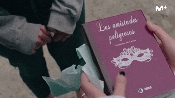 i love you book GIF by Movistar+