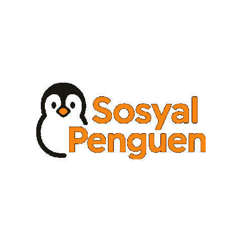 Penguen Sosyal Sticker