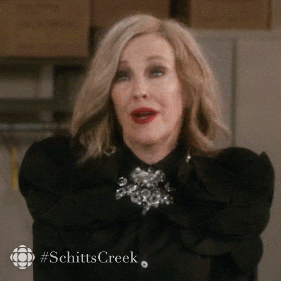 sarcastic schitts creek GIF by CBC