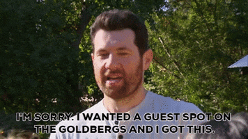 episode 2 i wanted a guest spot on the goldbergs and i got this GIF by The Bachelor