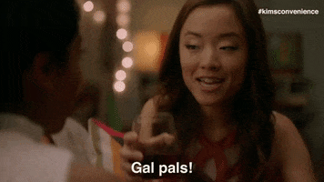 Cheers Wine GIF by Kim's Convenience