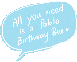 Pablo Birthday Box Sticker by Pablosaurus