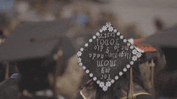 Graduation Cap GIF by Texas State University