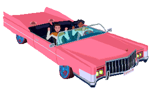 Animation Car Sticker by blackwave.