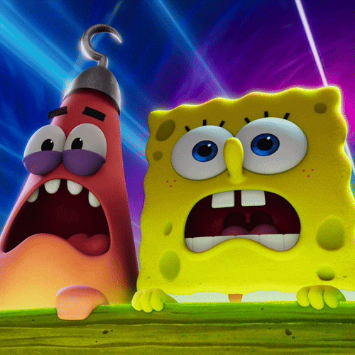 Spongebob And Patrick GIF by The SpongeBob Movie: Search for SquarePants