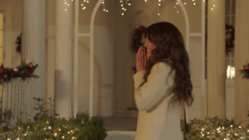 excited jessica lowndes GIF by Hallmark Channel
