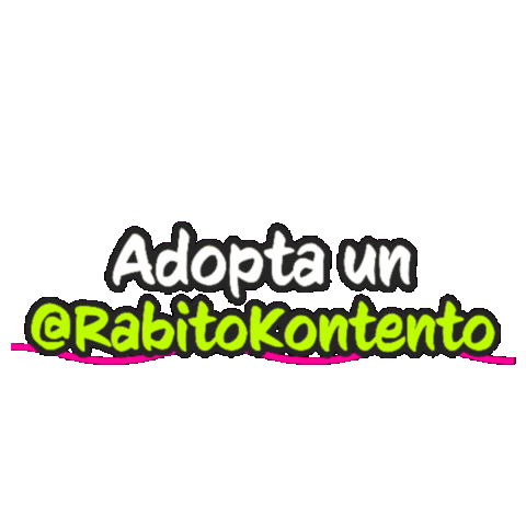 Adopta Sticker by RabitoKontento