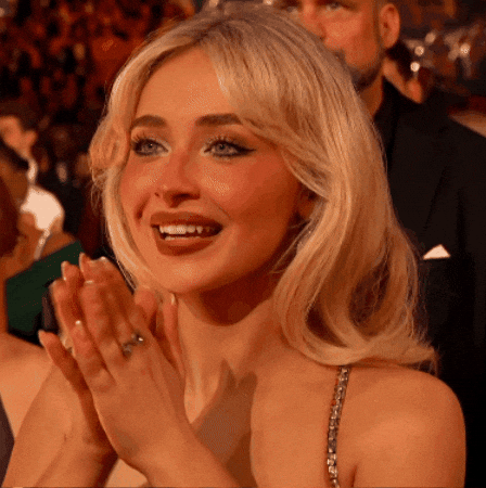 Sabrina Carpenter Grammy GIF