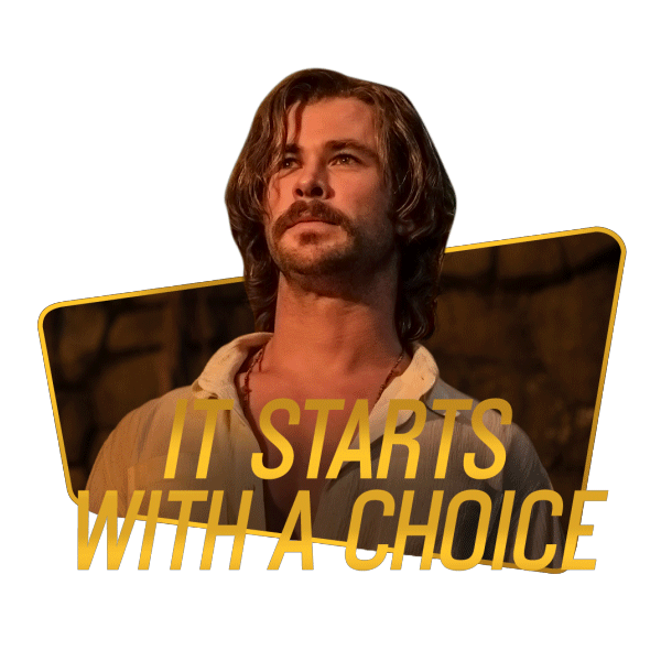 Choose Chris Hemsworth Sticker by 20th Century Fox Home Entertainment