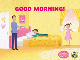 Tired Good Morning GIF by PBS KIDS