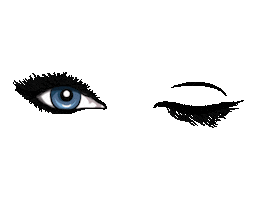 Hollywood Lashes Sticker