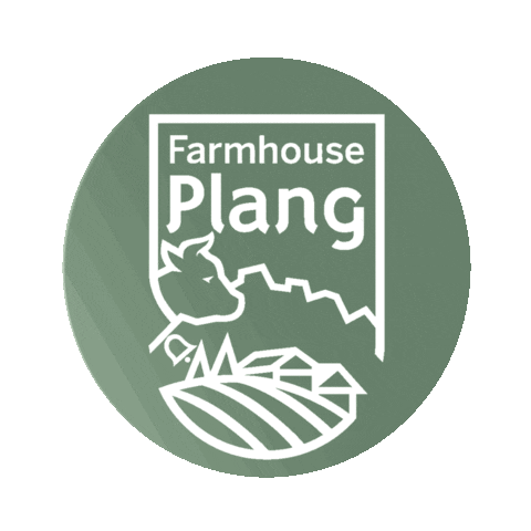 Farmhouse Plang Sticker