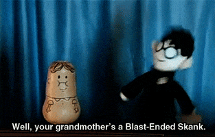 harry potter puppet GIF