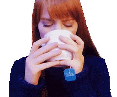 Sipping Anne Of Green Gables Sticker by rainydayjules