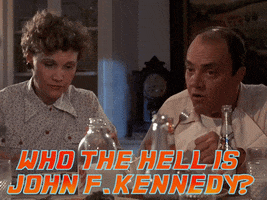 John F Kennedy Who The Hell GIF by Back to the Future Trilogy