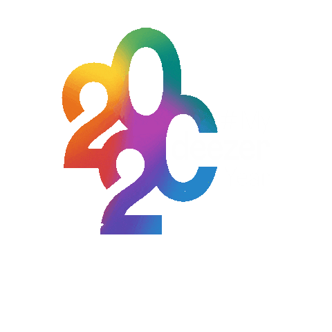 Mydeezeryear Sticker by Deezer