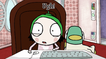No Thanks Ugh GIF by Sarah & Duck