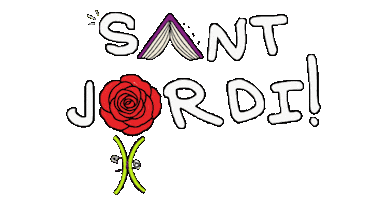 Sant Jordi Sticker by xpassarlestona