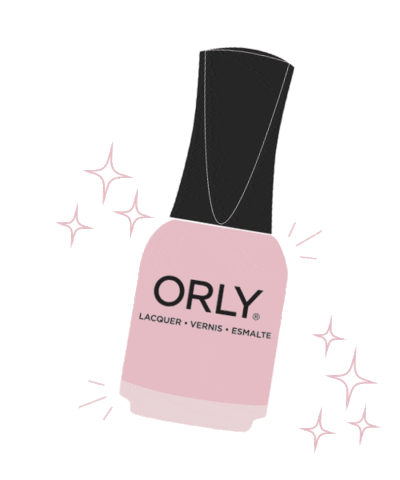 Pink Sparkle Sticker by ORLY