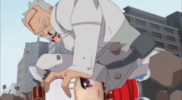 Gold Ship Fighting GIF