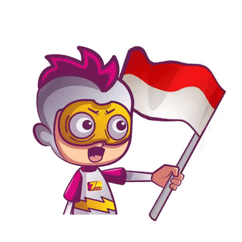 Indonesia Freedom GIF by 7MeterOFC