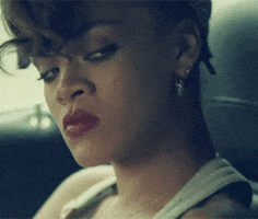 Angry Rihanna GIF
