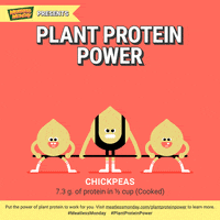 vegan protein GIF by Meatless Monday