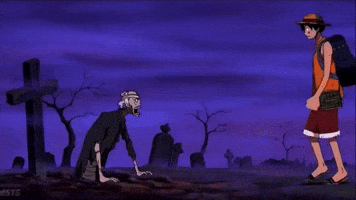 One Piece Shut Up GIF