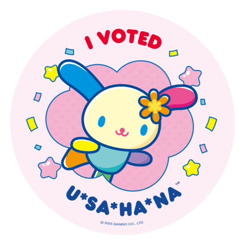 Rainbow Flower Sticker by Sanrio