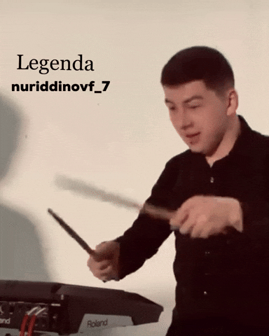 Drummer Baraban GIF