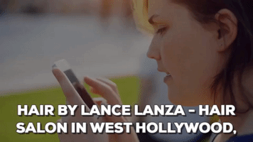 HairbyLanceLanza west hollywood hair salon GIF